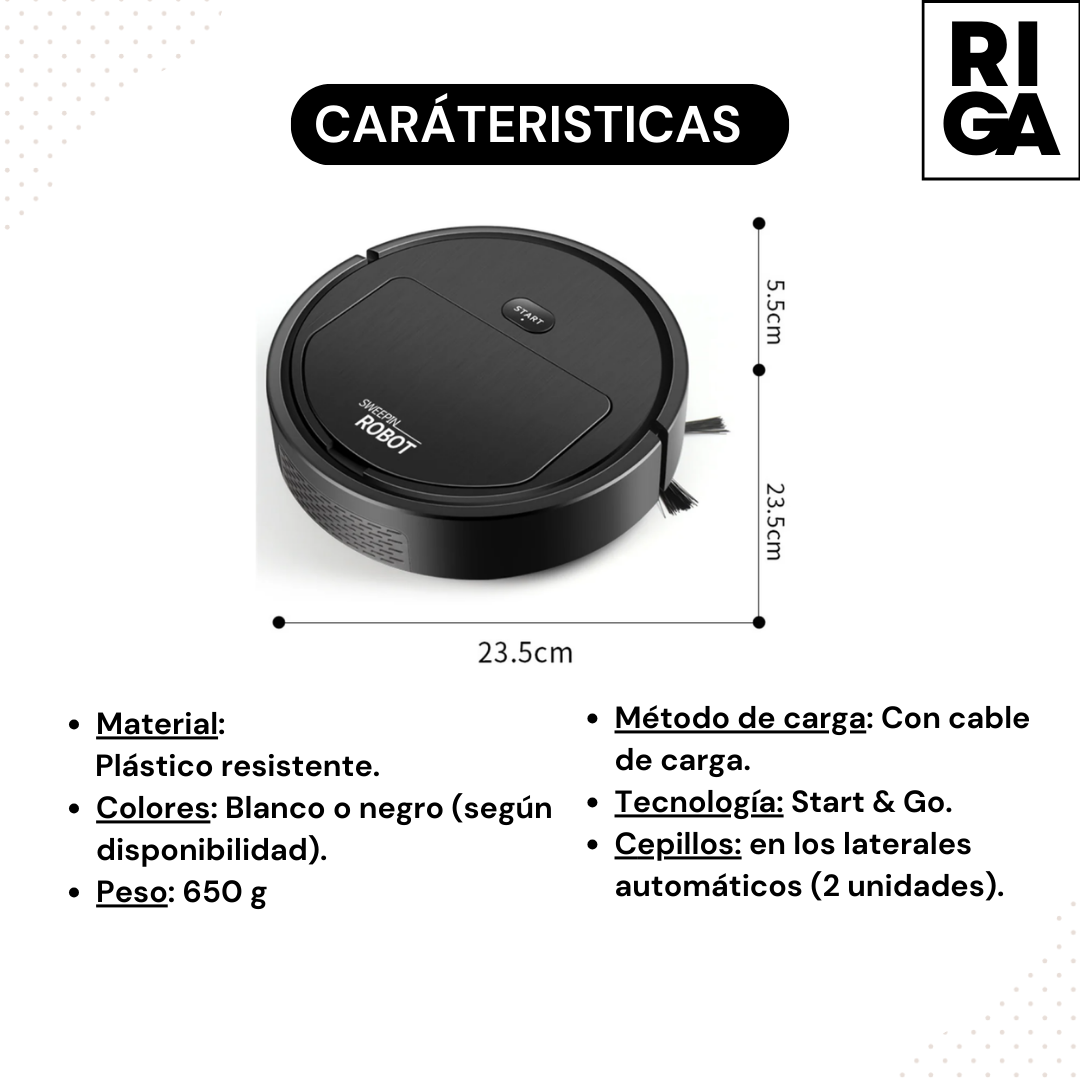 LumoSweep 3-en-1™ - Robot Aspiradora Inteligente